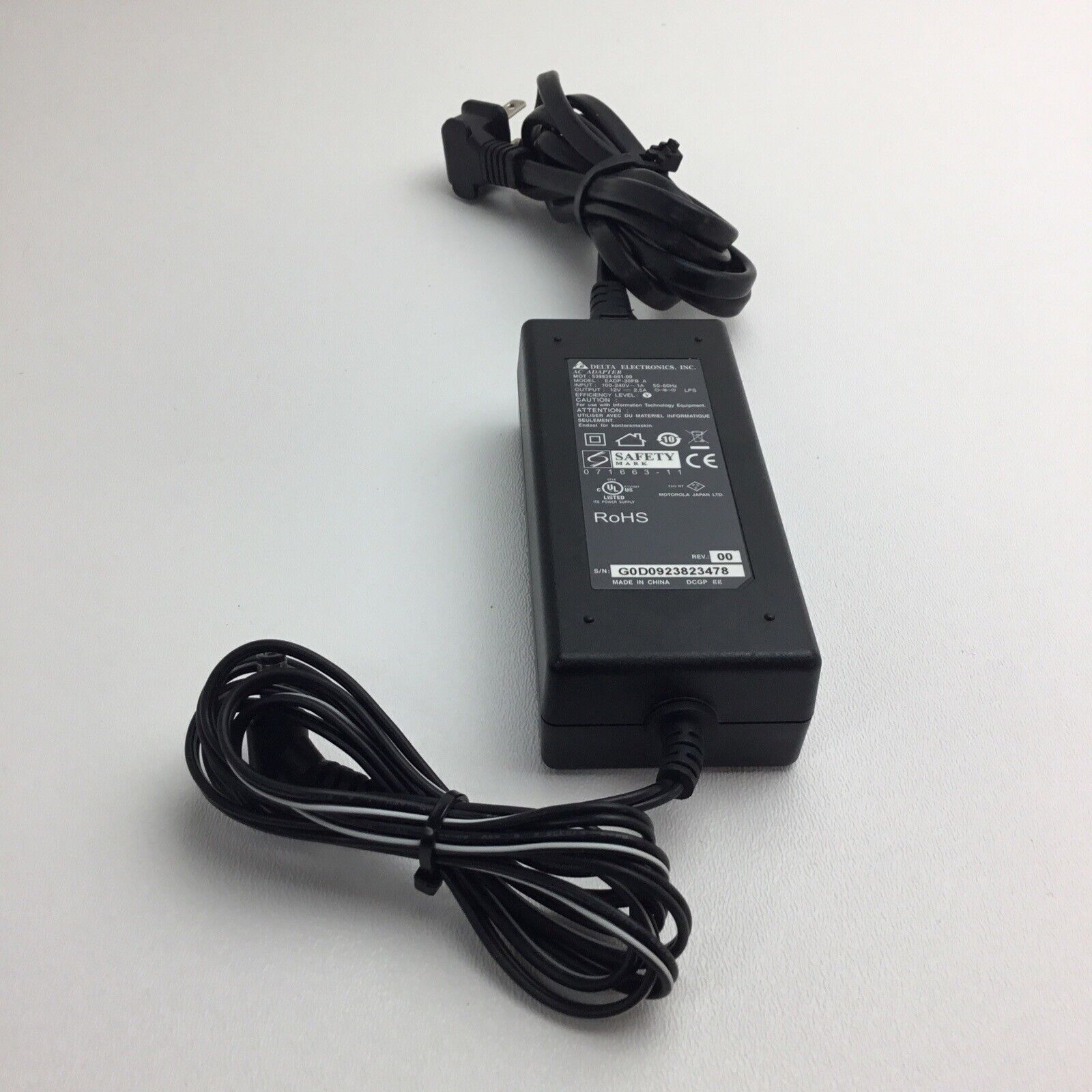 *Brand NEW*Delta Electronics 12V 2.5A AC Adapter Model EADP-30FB A Power Supply - Click Image to Close